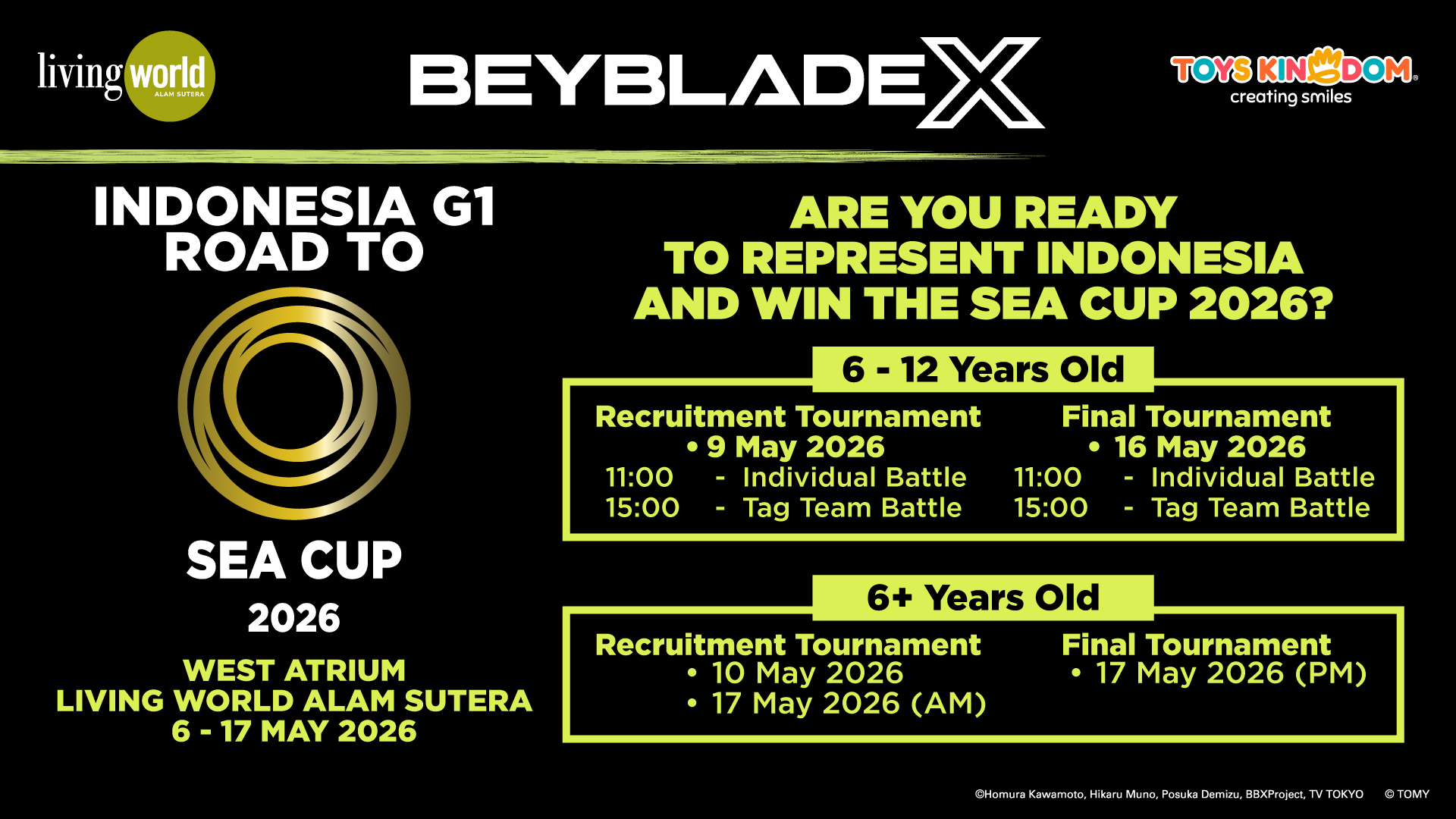 BEYBLADE X Indonesia G1 Road To Sea Cup 2026!⁣