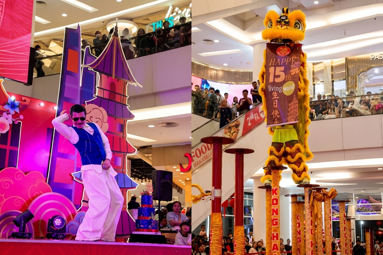 image for Living World Alam Sutera Rayakan 15 Tahun Perjalanan Lewat Rangkaian Kemeriahan Imlek “Light of Shanghai Spring Festival”