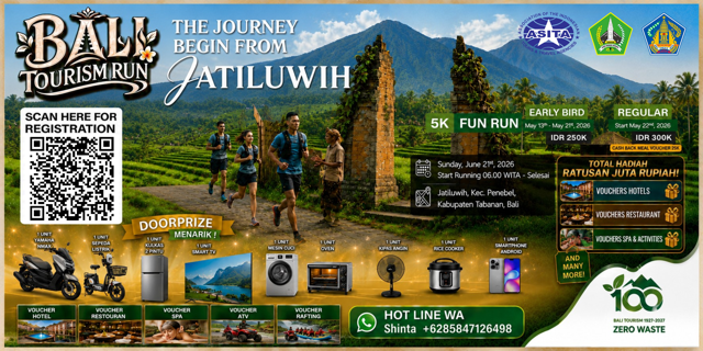 Join Bali Tourism Run 2026!
