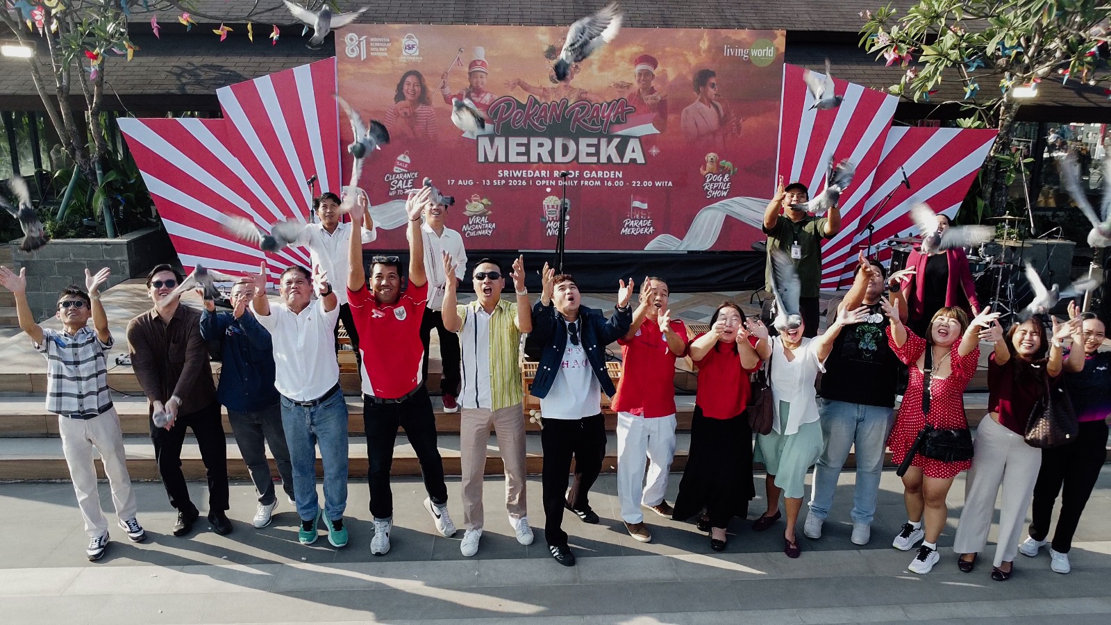 image for Living World Denpasar Hadirkan Pekan Raya Merdeka, Semarakkan Perayaan Kemerdekaan di Sriwedari Roof Garden