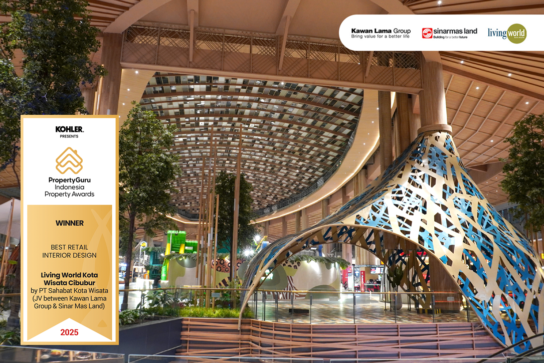 image for Living World Kota Wisata Wins Best Retail Interior Design at The PropertyGuru Indonesia Property Awards 2025
